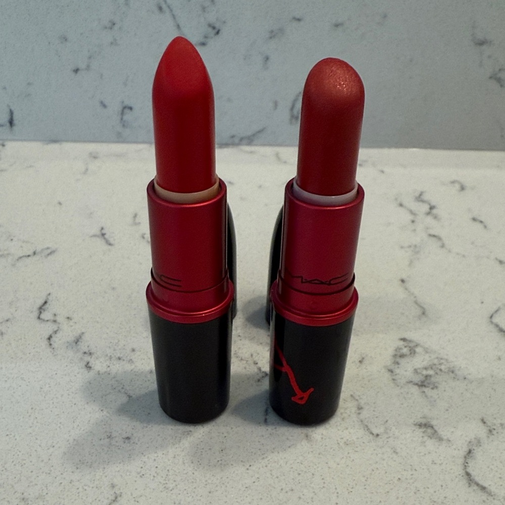 MAC Cosmetics Viva Glam Rosalia VG26 and Viva Glam Sia Red Lipstick Duo